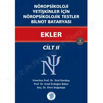 Nöropsikoloji Yetişkinler İçin Test Cilt1 Ve Cilt2 resim2