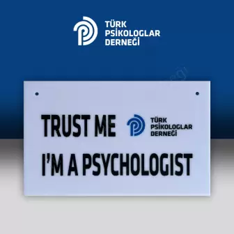 Psikolog Tabela - Beyaz Pleksi resim1